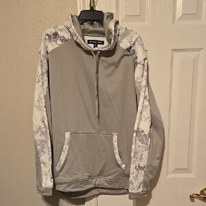 NWT True Timber Gray Hoodie with White Pattern Size XL